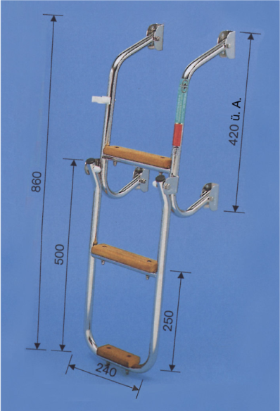 Prasolux Müritz A 3-Stufen Badeleiter Prasolux Müritz A 3-Stufen Badeleiter