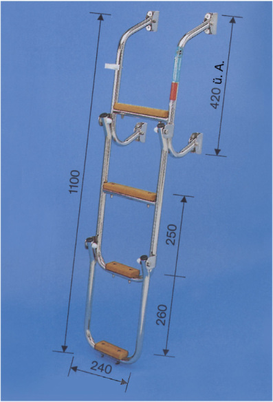 Prasolux Müritz B 4-Stufen Badeleiter Prasolux Müritz B 4-Stufen Badeleiter