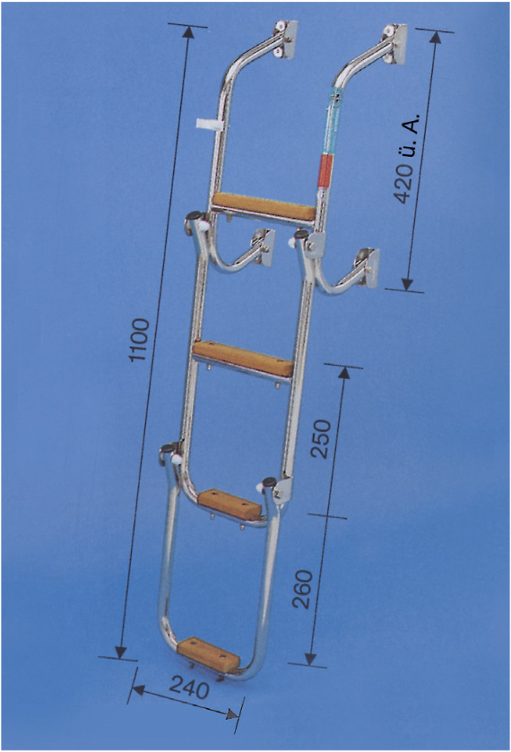Prasolux Müritz B 4-Stufen Badeleiter Prasolux Müritz B 4-Stufen Badeleiter