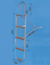 Prasolux  Bugleiter Fünen A 5-Stufen klappbar