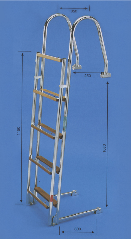 Prasolux Ostsee 8-Stufen Badeleiter Prasolux Ostsee 8-Stufen Badeleiter