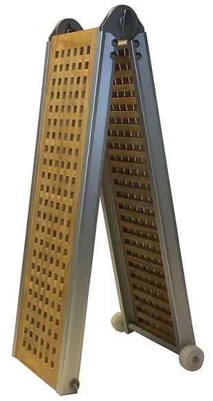 Ma-Sa Gangway Klappbar mit Teak Gräting Länge 202 cm.(ohne Handlauf) *Saisonstart Aktion*
