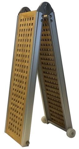 Ma-Sa Gangway Klappbar mit Teak Gräting Länge 202 cm.(ohne Handlauf) *Saisonstart Aktion*