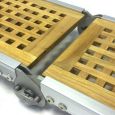 Ma-Sa Gangway Klappbar mit Teak Gräting Länge 202 cm.(ohne Handlauf) *Saisonstart Aktion*