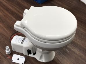 Allpa Bord Toilette elektrisch 12V mit Standard Becken