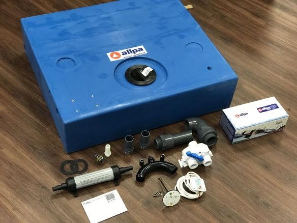 Allpa Fäkalientank Komplett-Kit 112 Liter rechteckig Allpa Fäkalientank Komplett-Kit 112 Liter rechteckig