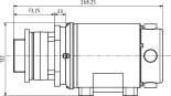 Rheinstrom Typ FS370 Fäkalienpumpe mit Bronze Zerhacker