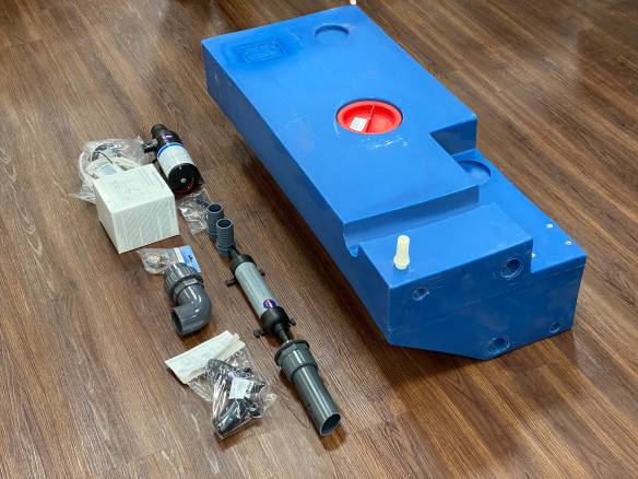 Allpa Fäkalientank Komplettkit 98 Liter mit abgeschrägter Seite