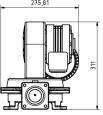 Rheinstrom Typ M60DV Fäkalienpumpe mit Doppelventil 24Volt