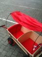 Eckla Planendach -  70 cm für Bollerwagen Trak Easy (rot-uni)