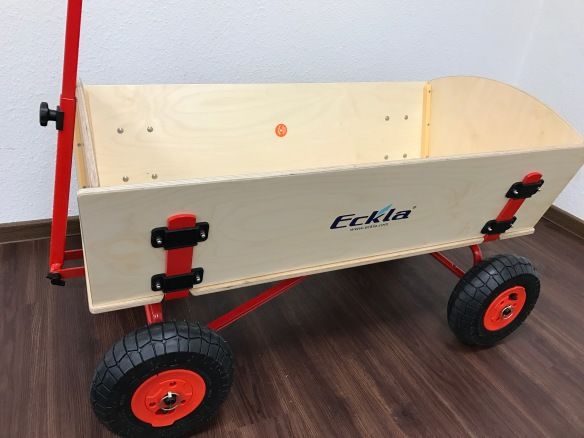 Eckla Bollerwagen Trak Long 100 cm -  m. pannensicheren Reifen