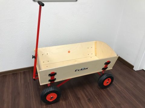 Eckla Bollerwagen Trak Long 100 cm, m. Luftreifen