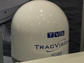 KVH TracVision TV6 mit IP-TV-Hub B & autom. Skew-Einstellung