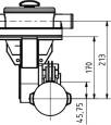 Rheinstrom Lenzpumpe M50E - 12V Alu