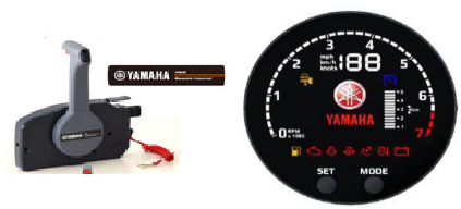 Yamaha KIT B1 - 703 Aufbau-Seitenschaltbox + digitales 6VM35Y Farb-Instrument