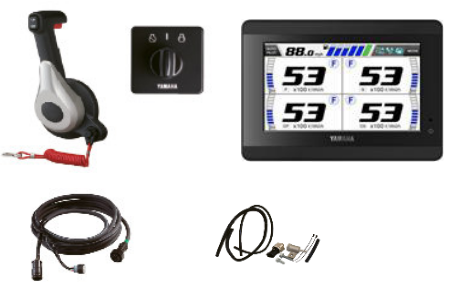 Yamaha KIT I - verdeckte Seitenmontage 6X3 Fernschaltbox + CL5 LCD Touch Screen Display