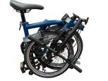Brompton Explore Ocean Blue/Schwarz Tiefer Lenker