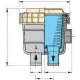  Vetus FTR330 Wasserfilter 19 - 1mm