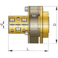  Vetus Flexible Kupplung BULLFLEX2 für 25mm Welle