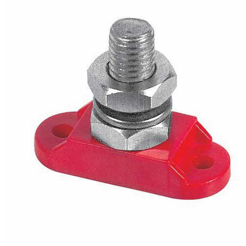 BEP isolierte Bolzen einzeln 1x10mm positiv rot BEP isolierte Bolzen einzeln 1x10mm positiv rot