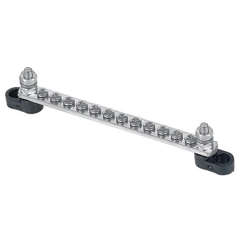 BEP Sammelschiene einzeln 12x 4mm Schraubklemmen BEP Sammelschiene einzeln 12x 4mm Schraubklemmen