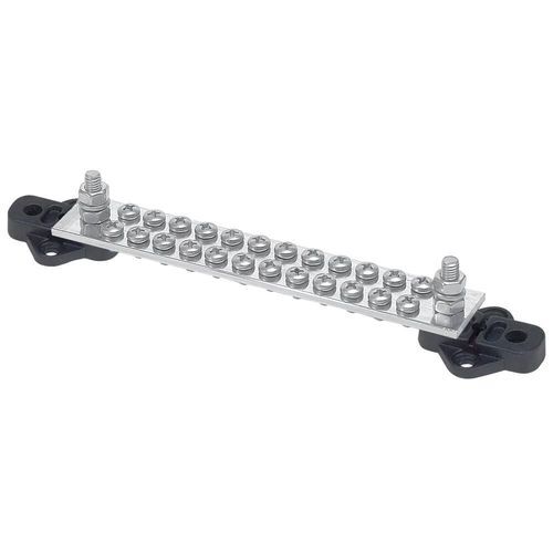 BEP Sammelschiene einzeln 24x 4mm Schraubklemme BEP Sammelschiene einzeln 24x 4mm Schraubklemme