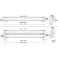  Hella Sea Hawk 470 LED Light Bar Hybrid, weiß