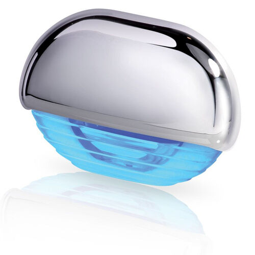 Hella LED-Stufenleuchte verchromt Blau 12-24V Hella LED-Stufenleuchte verchromt Blau 12-24V