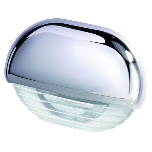 Hella LED-Stufenleuchte verchromt Kaltweiß 12-24V Hella LED-Stufenleuchte verchromt Kaltweiß 12-24V