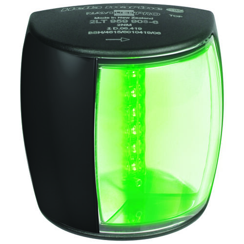 Hella NaviLED PRO Steuerbord-Laterne, schwarz 2SM Hella NaviLED PRO Steuerbord-Laterne, schwarz 2SM