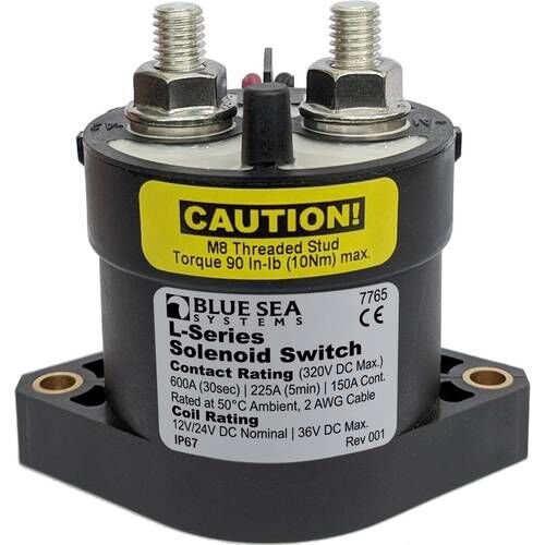 Blue Sea Magnetspule L-Serie - 150A 12/24V Blue Sea Magnetspule L-Serie - 150A 12/24V