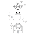 Blue Sea Magnetspule L-Serie - 250A 12/24V