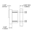 Blue Sea DC-Analog-Voltmeter – 8 bis 16 V DC