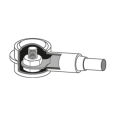 Blue Sea CableCap - Rot 0,50 Bolzen