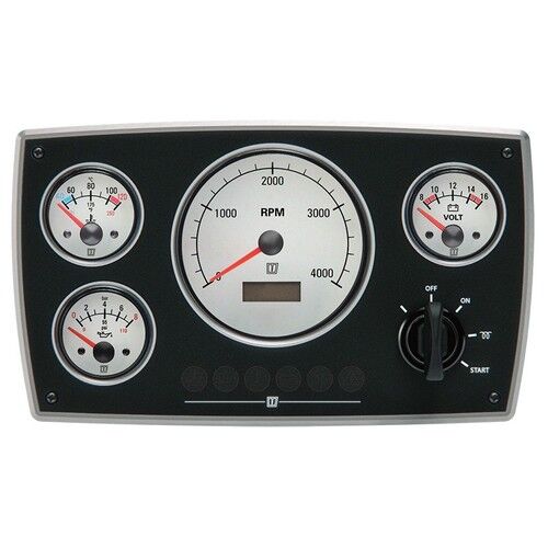 Vetus Alu-Instrumentenpanel MPA34, weiß, 12 V Vetus Alu-Instrumentenpanel MPA34, weiß, 12 V