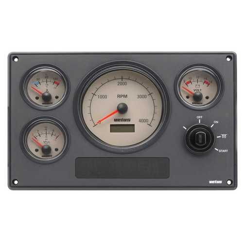 Vetus Instrumentenpanel MP34, creme, 24 Volt Vetus Instrumentenpanel MP34, creme, 24 Volt
