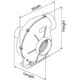 Johnson Pump Johnson AIR V 4-550 Flex Mount 12V