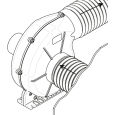 Johnson Pump Johnson AIR V 4-550 Flex Mount 12V