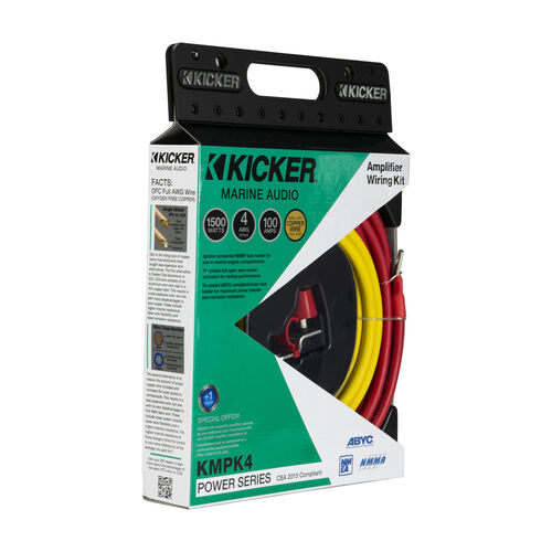 Kicker Marine Audio KICKER Marine Audio 4AWG-Verstärkerstromversorgung Kicker Marine Audio KICKER Marine Audio 4AWG-Verstärkerstromversorgung