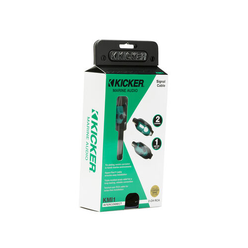 Kicker Marine Audio KICKER Marine Audio Serie 2K RCA-Verbindung, 1 m Kicker Marine Audio KICKER Marine Audio Serie 2K RCA-Verbindung, 1 m