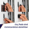 silwy Silwy Magnet Pin Flex, schwarz, 4er Set