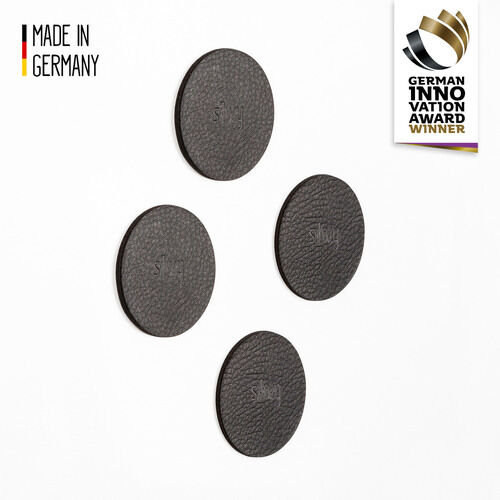 silwy Silwy Metall-Nano-Gel-Pads 6,5cm, schwarz, 4er Set silwy Silwy Metall-Nano-Gel-Pads 6,5cm, schwarz, 4er Set