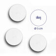 silwy Silwy Metall-Nano-Gel-Pads 5cm, weiß , 4er Set