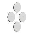 silwy Silwy Metall-Nano-Gel-Pads 5cm, weiß , 4er Set