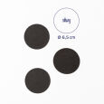 silwy Silwy Metall-Nano-Gel-Pads 6,5cm, schwarz, 4er Set