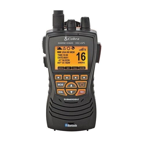 Cobra UKW Handfunkgerät MRHH600 mit GPS und DSC Cobra UKW Handfunkgerät MRHH600 mit GPS und DSC