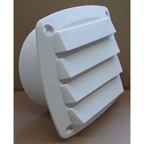  PLASTIMO WHITE NYLON VENTILATION GRILLE 125MM