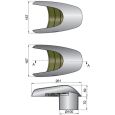  Vetus Lüftungsmuschel TYP75, AD=75mm