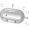  Vetus Bullauge PM121 -  Aluminium -  Kategorie A1