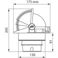 Plastimo COMPASS OLYMPIC 135 BLK,C.RED Z/A